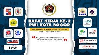 RAPAT KERJA KE-2 PWI KOTA BOGOR