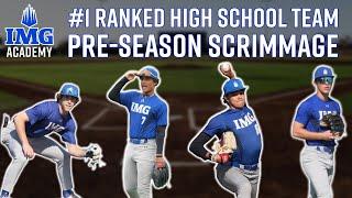 #1 Ranked High School IMG Academy Baseball Pre-Season Scrimmage Game