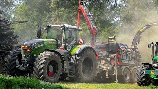 FENDT 1050 Vario + Mus Max Hacker  MF  John Deere  Fendt  Holzhandel Mayer  Ebermann