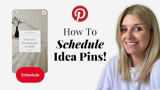 How to schedule IDEA PINS in advance on Pinterest 2023 Tutorial