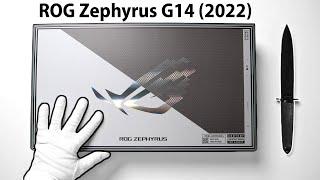 ROG Zephyrus G14 2022 Gaming Laptop Unboxing + Gameplay