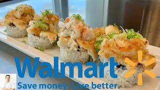 Walmart Sushi Challenge  Making Gourmet Sushi On A Budget