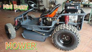Mini Buggy mower การใช้งาน การบำรุงรักษา รถตัดหญ้านั่งขับ