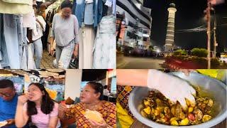 Basantapur with thuldidi Vhena & naniharu. Food court @Civil Mall. Finally didiko Haat ko achar