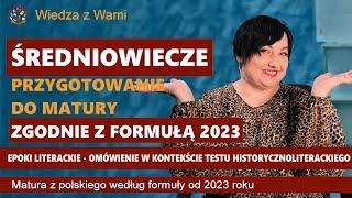 Średniowiecze epoki literackie do matury według formuły 2023