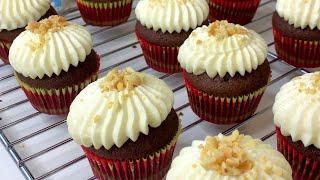 Chocolate cupcakes with White Caramel recipe  Cupcakes with caramel recipe how to make