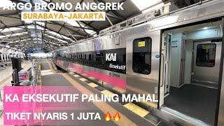 BEGINI LAYANAN KERETA EKSEKUTIF TERMAHAL DI INDONESIA‼️ KA 1 ARGO BROMO ANGGREK SURABAYA-JAKARTA