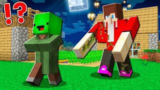 How Mikey VILLAGER ESCAPE From Angry IRON GOLEM JJ ? - Minecraft Maizen