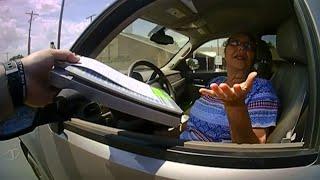 Traffic stop ends with womans arrest