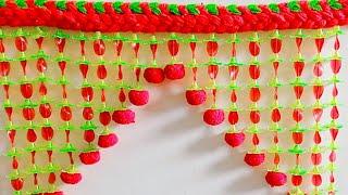 #Pearl Door Hanging Toran #Woolen Toran Making #Jhalar Ki Design #Full Video Coming Soon #shorts