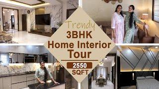 Home Tour  3BHK Flat tour  home interior  Modular Kitchen l Beautiful Interior  Telangana Pilla