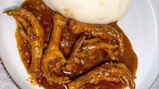 #CHICKENFEETRECIPE  HOW TO COOK CHICKEN FEET  #MAOTWANA  South Africa