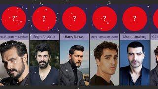 Türk Erkek Oyuncuların Karşılaştırmalı Yaşları 2023   Turkish Actors Real Age 2023  Comparison