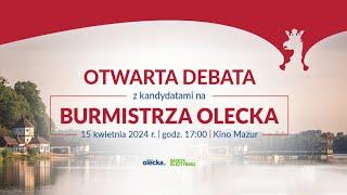 Otwarta debata kandydatów na Burmistrza Olecka