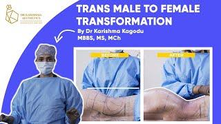 Trans Male to Female Transformation  Dr. Karishma Aesthetics India