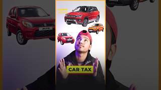 Tax on cars in india #shorts