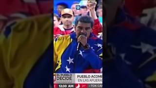 Así celebró Maduro tras proclamarse vencedor en elecciones