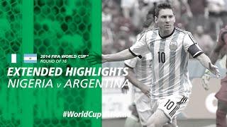 Nigeria 2-3 Argentina  Extended Highlights  2014 FIFA World Cup