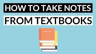 How to Take Notes from a Textbook Effectively  - 5 Steps Note Taking Method