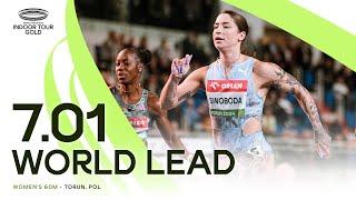 Ewa Swoboda powers to 7.01 world lead in Torun ‼️  World Indoor Tour 2024