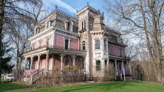 Abandoned 1860s Pink Victorian Mansion - Found Room for Underground Railroad