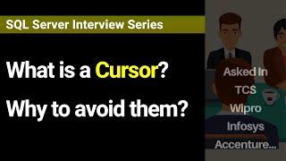 What is a Cursor? Why to avoid them?
