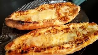 Turkish chicken pide by yummy foods