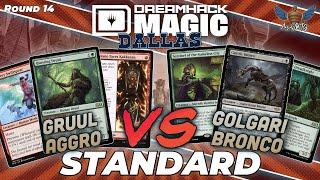 Gruul Aggro vs Golgari Bronco  MTG Standard  Dreamhack Dallas Regional Championship  Round 14