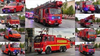 TMF VRW-T WaWe uvm.  Kolonnenfahrt 》150 Jahre Feuerwehr Hamburg  Feuerwehr Polizei und Co