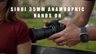 Hands on with the Sirui 35mm and the BMCC6K PYXIS sensor  Anamorphic on a budget