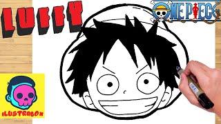 como dibujar a luffy  how to draw luffy  one piece