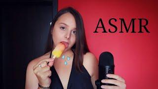 ASMR Eating a Popsicle  intense mouth sounds