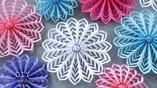 ️ СНЕЖИНКА ИЗ БУМАГИ ️ INCREDIBLE PAPER SNOWFLAKE ️