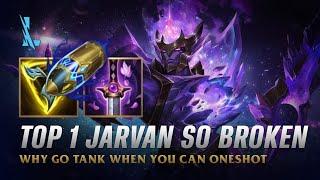 Wild Rift JARVAN - TOP 1 Dark Star Jarvan IV S14 Ranked Gameplay + Build