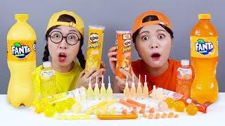 Yellow Jelly VS Orange Jelly Challenge DONA