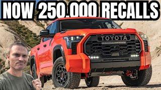 Over 250000 New Toyota Recalls & 3rd Gen Tundra Engine Updates