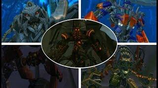 Transformers Revenge Of The Fallen - All Bosses Wii