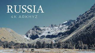 THE MOUNTAINS OF RUSSIA IN 4K. North Caucasus. Arkhyz.