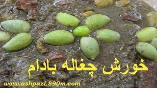 Khoresh Chaghaleh badam va gojeh sabz - خورش چغاله بادام