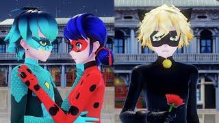 【MMD Miraculous】Confessions Ladybug Chat Noir Viperion【60fps】