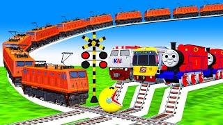 踏切アニメ あぶない電車 TRAIN  Fumikiri 3D Railroad Crossing Animation #train