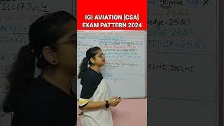 IGI Aviation CSA Exam Pattern 2024  #exam #mrani01 #igi #shorts