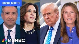 Countdown to the 2024 election Day 87  MSNBC Highlights