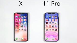 iPhone X vs iPhone 11 Pro - SPEED TEST