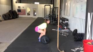 K.C. - Power Clean - 95 lbs