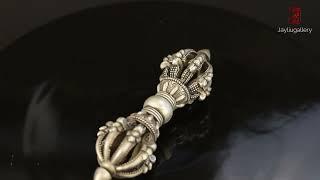 Chinese Works of Art， rare treasures Xizang silver handcrafted Buddhist magic tools safety charms