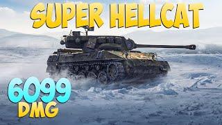 Super Hellcat - 5 Frags 6K Damage - Did not make it - World Of Tanks