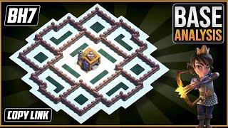 NEW ULTIMATE BH7 TROPHY defense Base 2023 Builder Hall 7 Trophy Base Design with Copy Link – COC