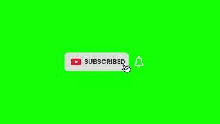 Green Screen Subscribe Button No Copyright