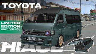 Rilis Toyota hiace commuter cumi darat 2012 free download  Mod bussid  bus simulator indonesia